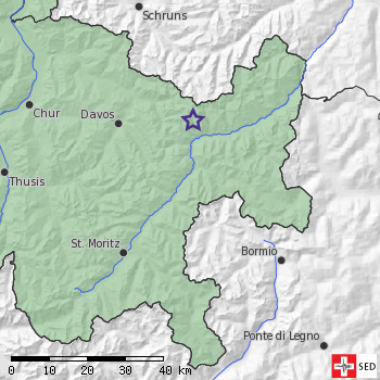Tremblement de terre près de Zernez