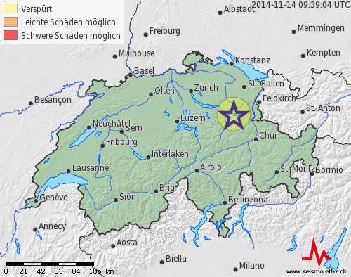 Earthquake near Walenstadt