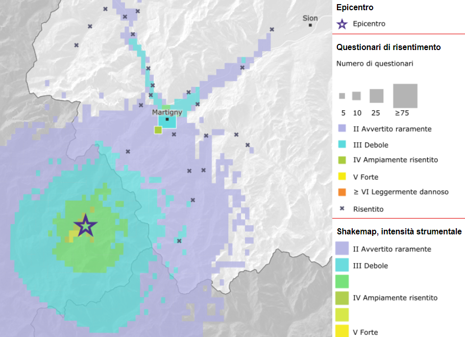 [Disponibile in DE/FR/EN] Terremoto nella regione di Vallorcine (F)