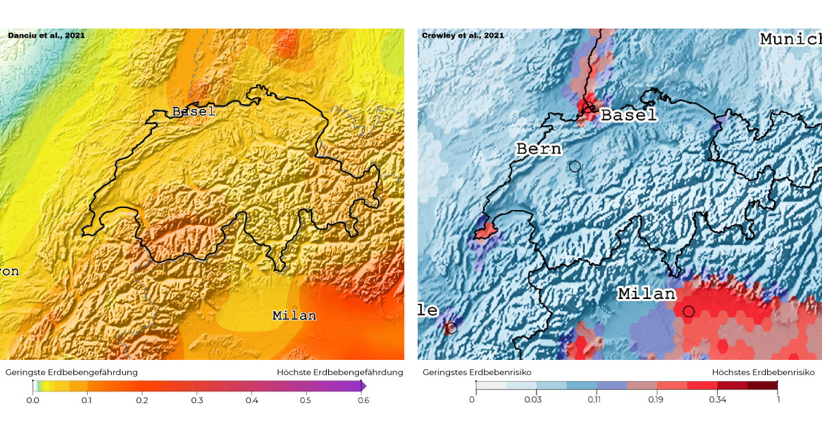 Was bedeutet die Veröffentlichung der europäischen Erdbebengefährdungs- und Risikomodelle für die Schweiz?