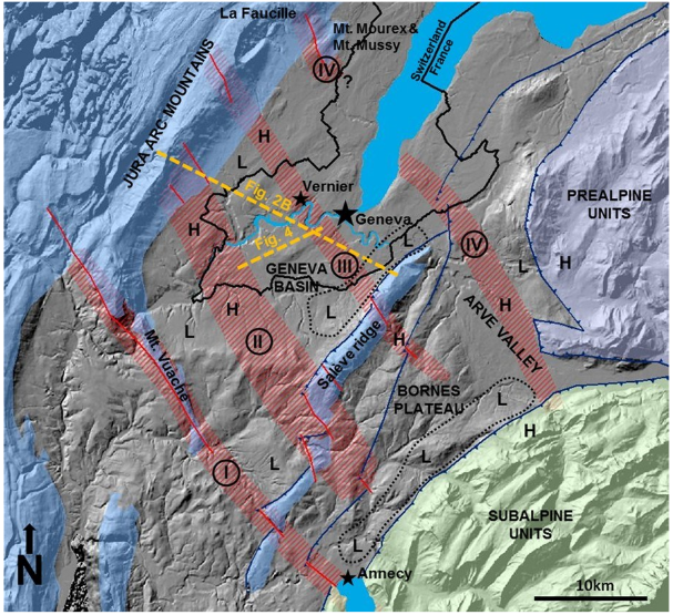 Tectonics of Geneva Basin