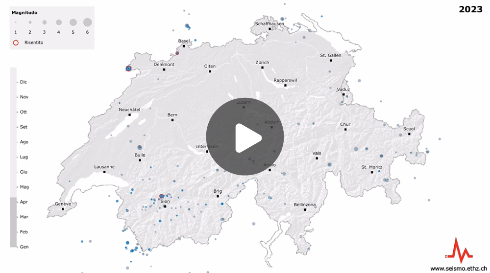 Svizzera terra di sismi animatizione 2023