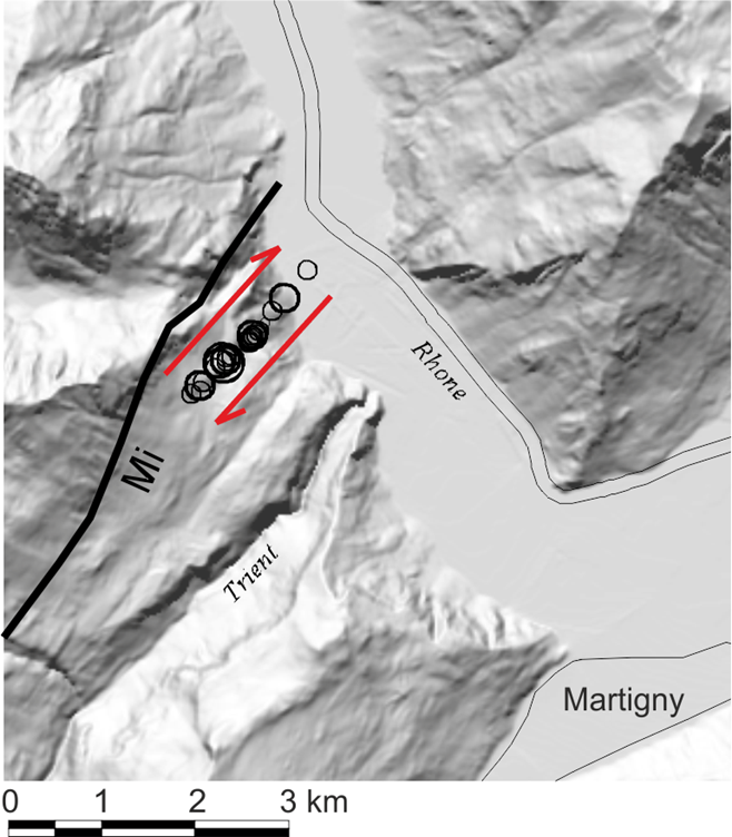 The Martigny earthquake series