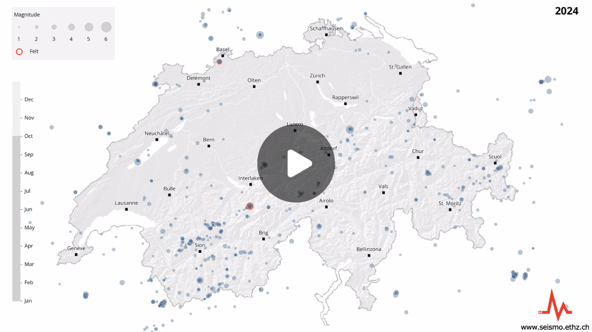 Picture for Earthquake Country Switzerland with Video