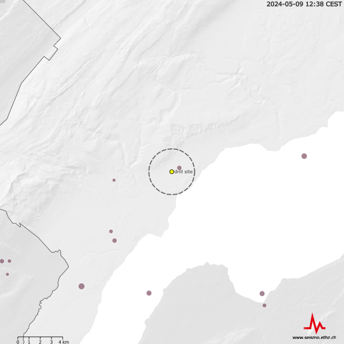 Erdbeben in der Region Vinzel, seit dem 15. Okt. 2019